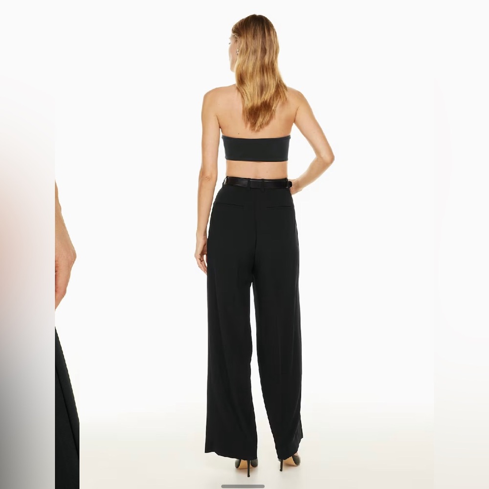 Aritzia Babaton Marmont Black High-rise Wide-leg Wide-Leg Formal Evening Pants